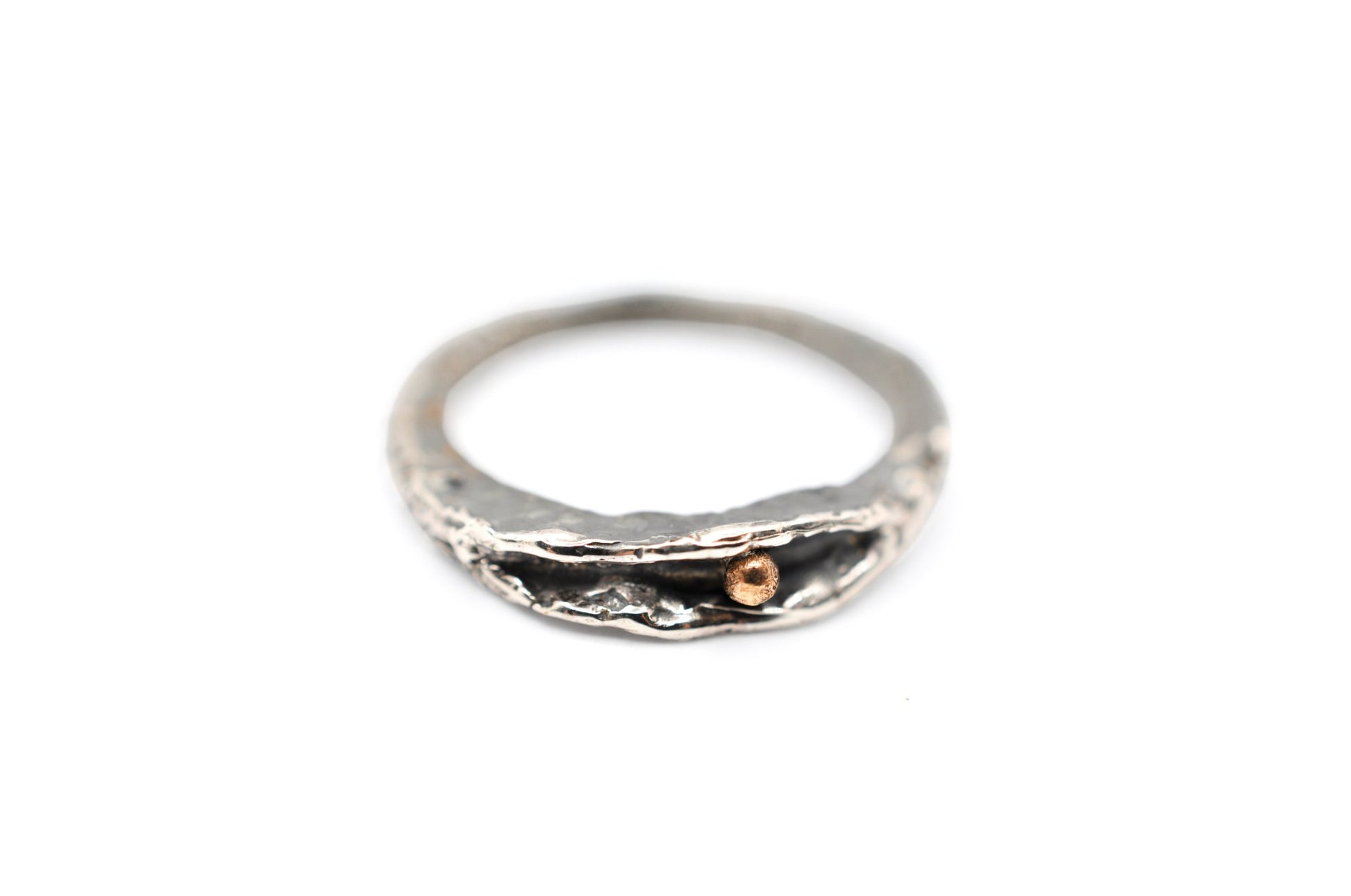 A'mmare Jewelry - Aureo Ring Burnished Silver