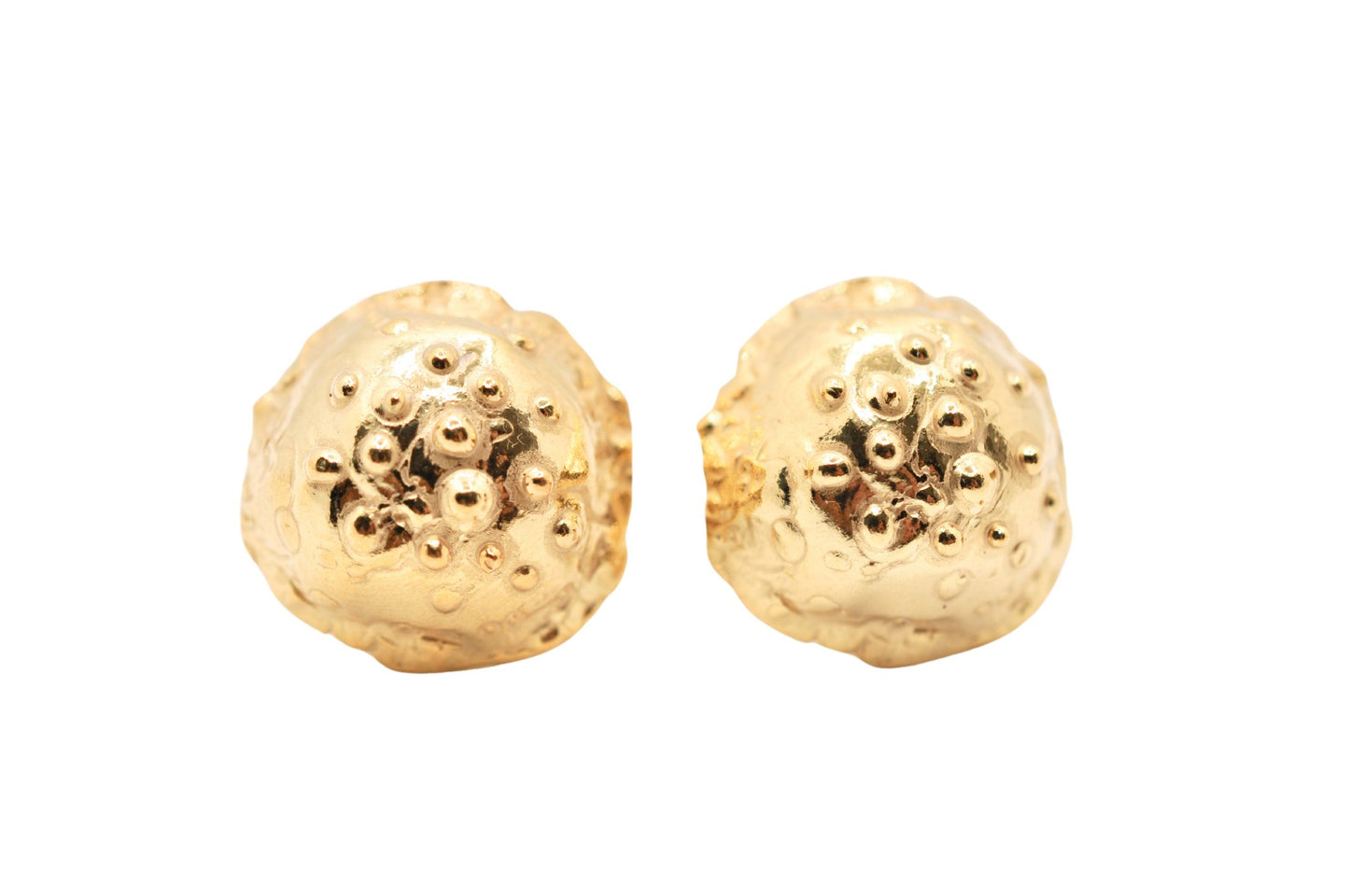 A'mmare Jewelry - Medusa Stud Earrings Gold Plated